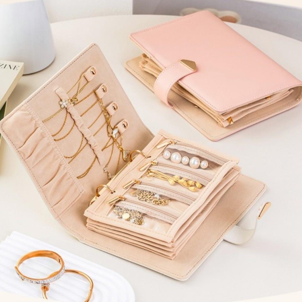 Anti-Oxidation Protection Jewelry Storage Book Compact Design Jewelry Organizer  Jewelry Storage