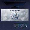 Benutzerdefinierter Name, Toronto Maple Leafs Mauspads, Große Gaming-Schreibtischmatte, Rutschfestes XXL-Mauspad für Laptop & Tablet, Mini-PC-Spielmatte mit genähten Kanten