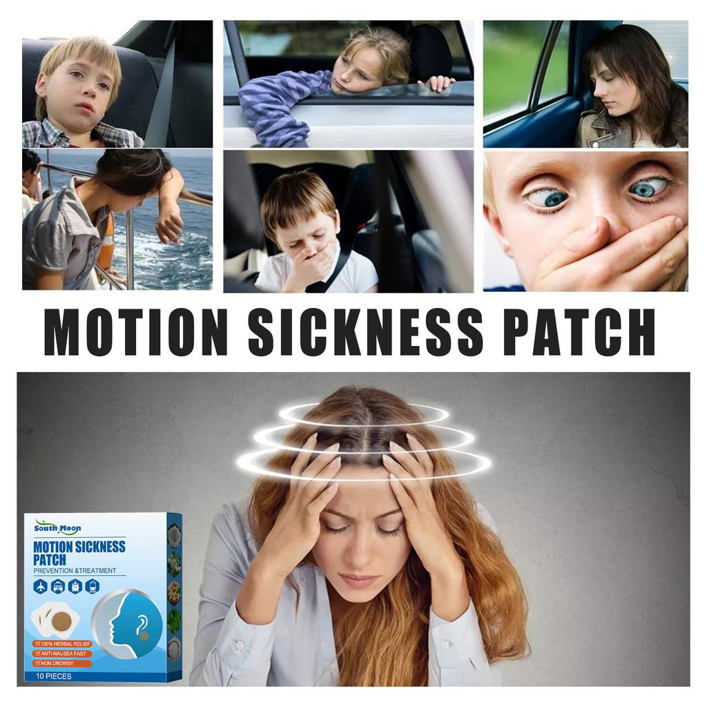 South Moon Anti-nausea Travel Patches For Kids And Adults Effective For Car Boat Flight