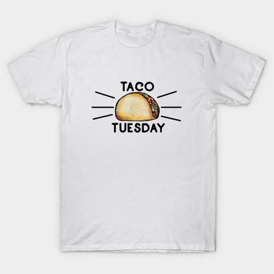 T Shirt Women Taco Tuesday Harajuku Print Kawaii Tshirt Summer Short Sleeve Female T-Shirt Top Tee