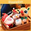 High-quality Christmas Plush Snowman And Reindeer Toys Cute Characters For Seasonal Decor