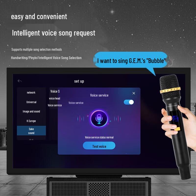 Manlong KT-3382 Portable Outdoor KTV Speaker System