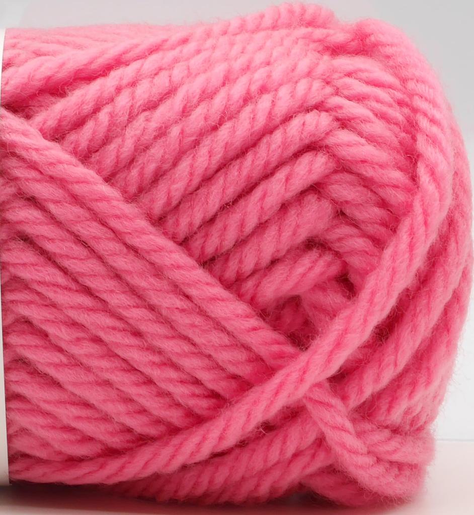 Hamanaka Acrylic Extra Color Pack of 3307 Yarn, Jambony, Thick, 8, Pink, 50g, Approx. 30m, 5,