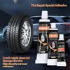 Car Bike Tire Repair Paste High Temp Resistant Black Glue  Remover for Emergency Repair in Garage and Road Trips