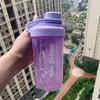 Protein Shaker Bottle Leak Proof Bottle for Protein Mixes 500 ML Twist Off Shaker Cup Sports Shaker Bottle for Protein Powder
