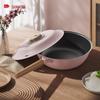 Sanhe 30cm 0-Coating Non-Stick Stainless Steel Wok