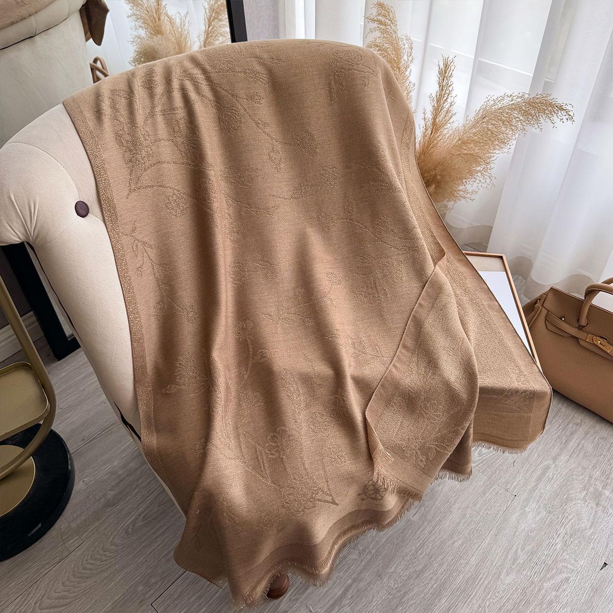 New Fashion Ladies Muslim Hijab Golden Thread Long Scarf Spring And Autumn Warm Scarf Pashmina Shawl Foulard Wrap Headscarf