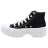 Chuck Taylor All Star Platform Простые Эспадрильи Хайтопы Унисекс Черный