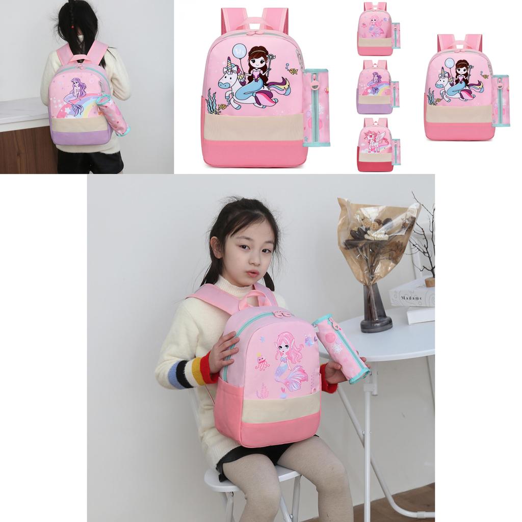 Fun And Cute Breathable Durable Canvas School Backpack For Boys And Girls