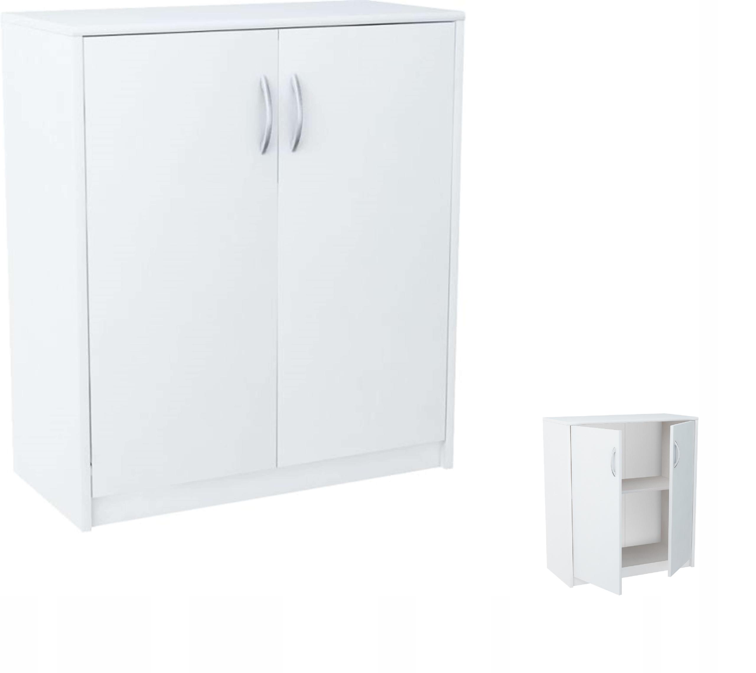 Chest Of Drawers 2D White Two-Door