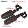 1.25" 32mm Motorcycle Foot Pegs Highway Engine Guard Crash Bars Footrest Mount Clamp For Harley Road King Electra Glide Softail