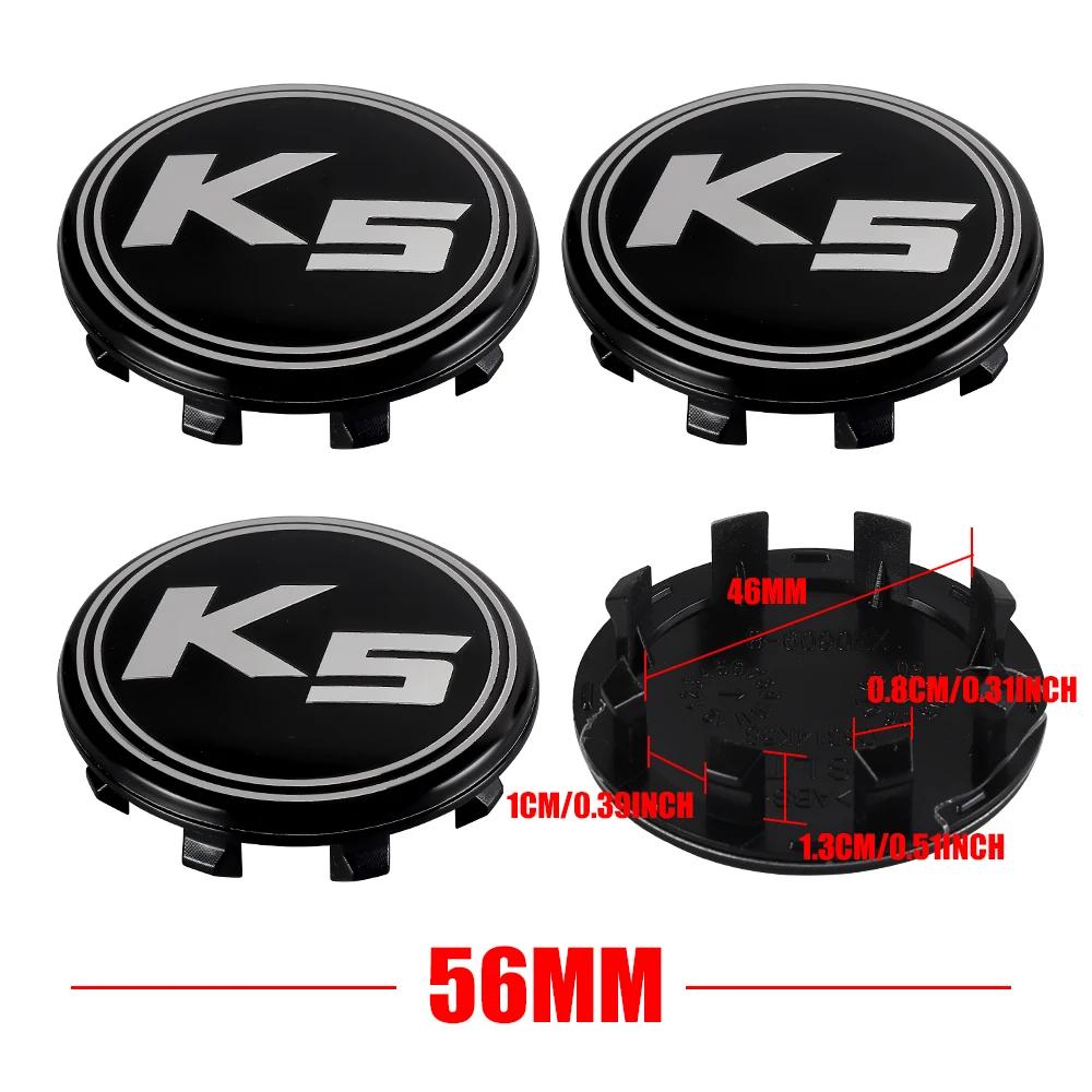 AANO1 56/65mm Car Wheel Center Hub Caps Stickers Badge Cover For Kia Sportage Morning Ceed Picanto Rio Niro Stonic Optima Forte K K5
