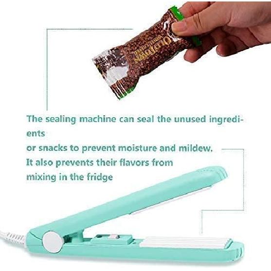 Mini Food Bag Heat Sealer Handheld,Portable Mini Sealing Machine Portable Food Sealer Household Storage Portable Hand Pressure Sealing Machine for