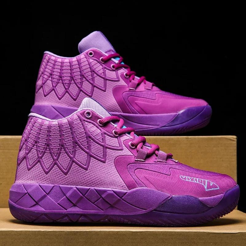 Hot Selling Men Basketball Shoes Warm Comfort Cushioned Professional Tennis Training Shoes Anti Slip and Wear-resistant Sneakers