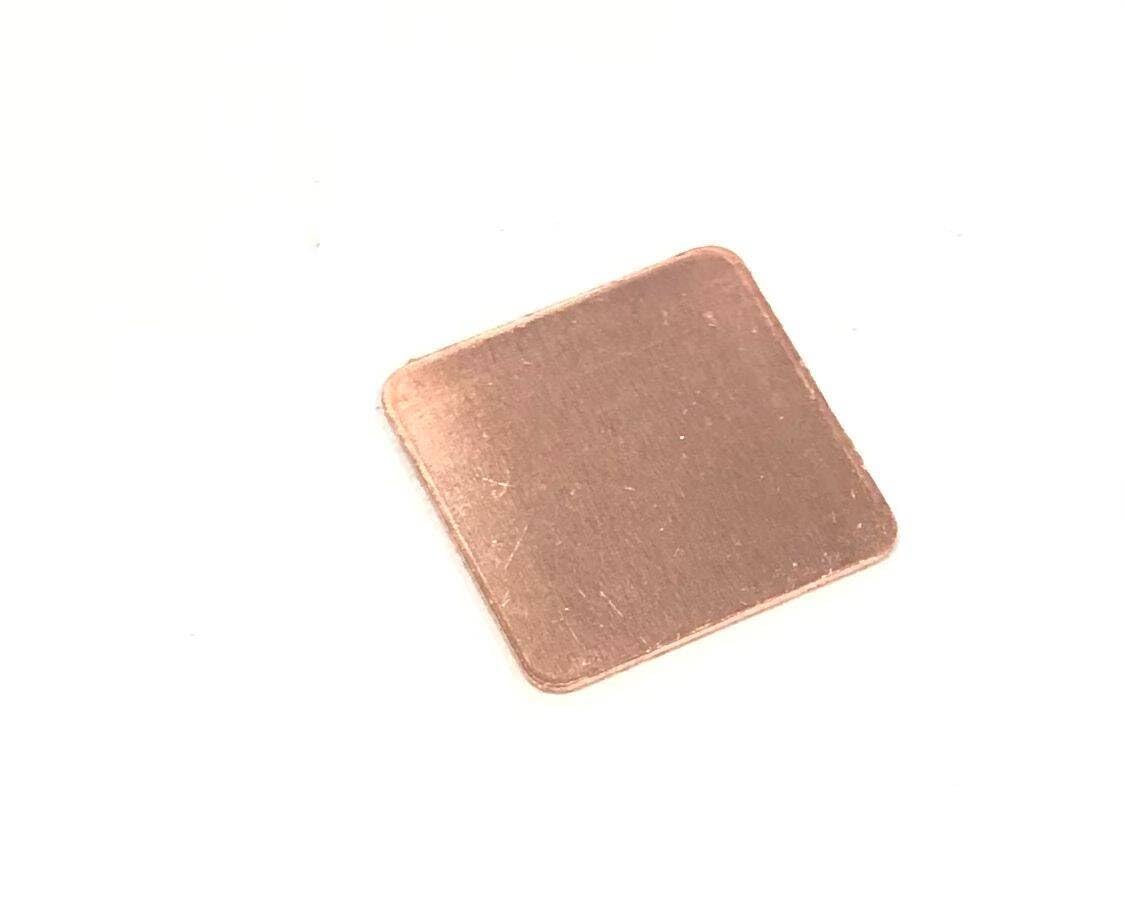 

Audiophile Heat Sink Copper Chip Square Laptop Graphic Chip GPU Heat Dissipation Efficiency High Heat Conductivity Pure Copper Pieces 10 Pieces