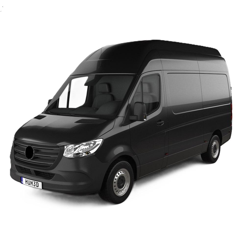 Right Rear Bumper Corner with Parking Assist Module Mounting Mercedes Sprinter III 907 910 2018-2025 - 50N498-1