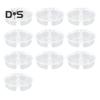 5/10/15/25Pcs Seasoning Box Disposable And Reusable Leak-Proof Lid Double Compartment Condiment Container for Condiment Dip Sauce Sampling And Travel