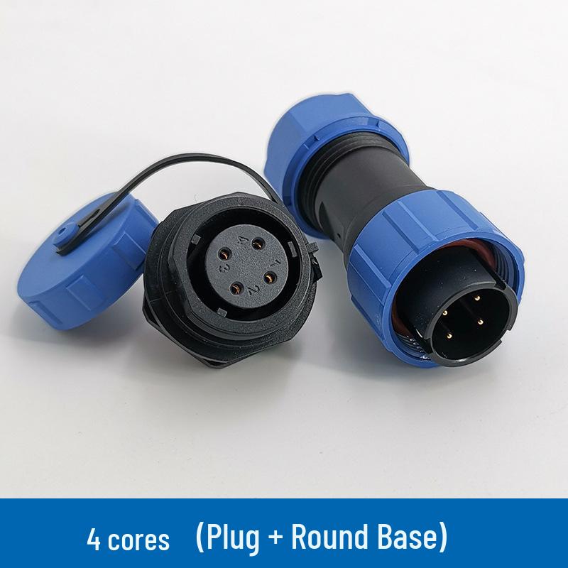 SP17 Series Aviation Plug: IP68 Waterproof Connector with Rear Nut Cable Solder.