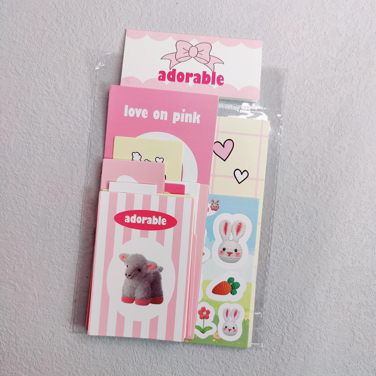 Korean Style Daindemoon Planner Collage OAB Sticker Pack - Thematic Material Packaging Set