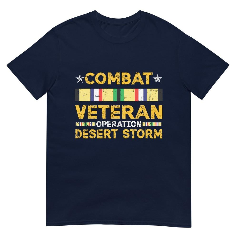 Combat Desert Storm Veteran Persian War Service Ribbon Tshirt S