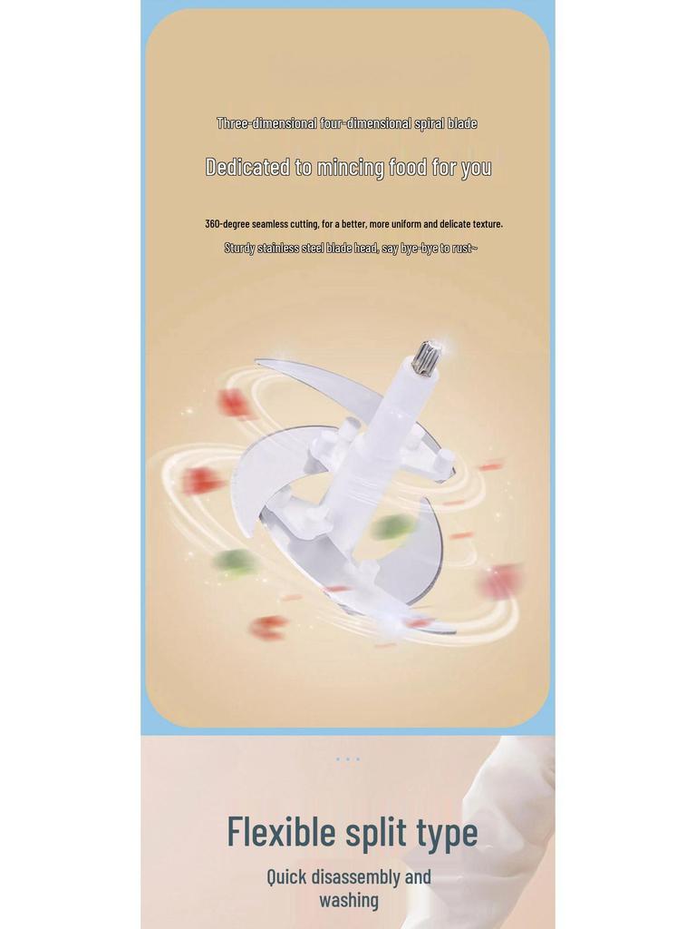 Versatile Electric Meat and Vegetable Grinder for Mincing, Filling, and Chopping Tasks