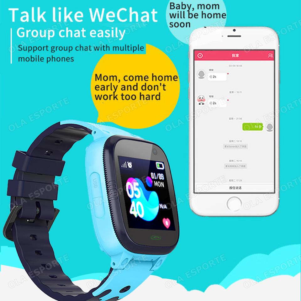 Smart Watch For Kids With GPS Locator, Waterproof Children's Watch With Two-Way Call, Alarm Clock Games Birthday Gifts for Boys