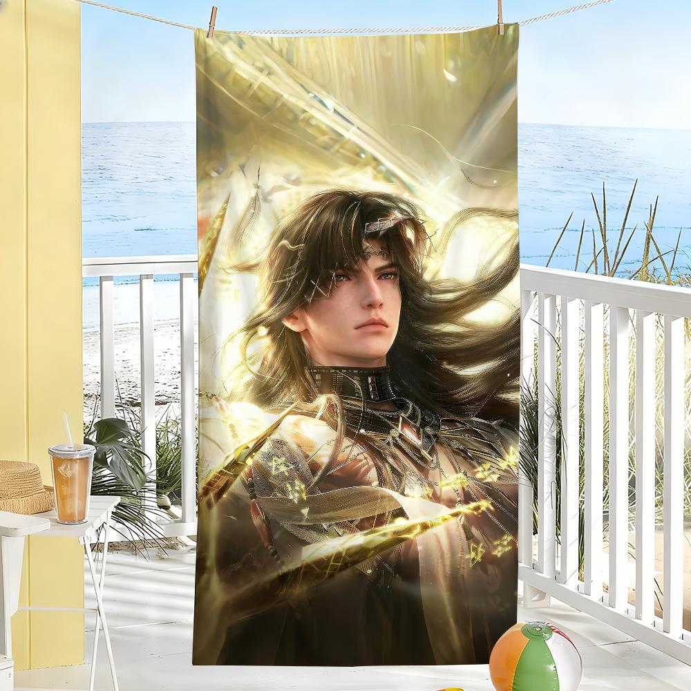 Game Love and D-Deepspace Zayne Towel Soft Pool Gift For Travel Gym Shower Camping Quick Dry Sports Large Beach Towel