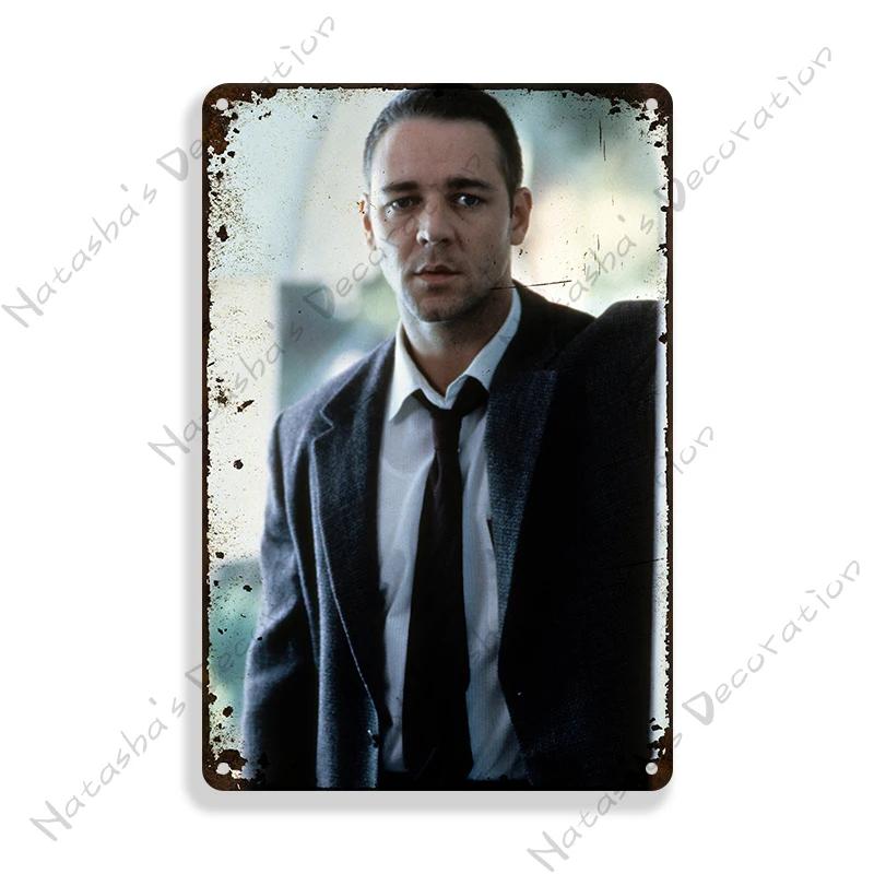 Classic Movie Sign L.A. Confidential Retro Meta Sign Rusty Metal Poster Home Bar Pub Decorative Sign Wall Decoration Wall Decor