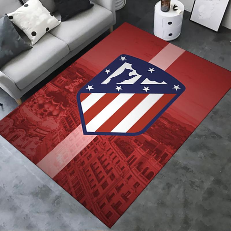 Atletico Madrid Carpet Rug for Living Room Bedroom Home Sofa Decoration,Kids Play Non-slip Floor Mat