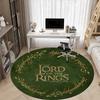 1pc Lord Of The Rings Office Round Area Rug, Indoor Mat Suitable For Office,Bedroom Living Room Home Decor, Room Deco A0926007
