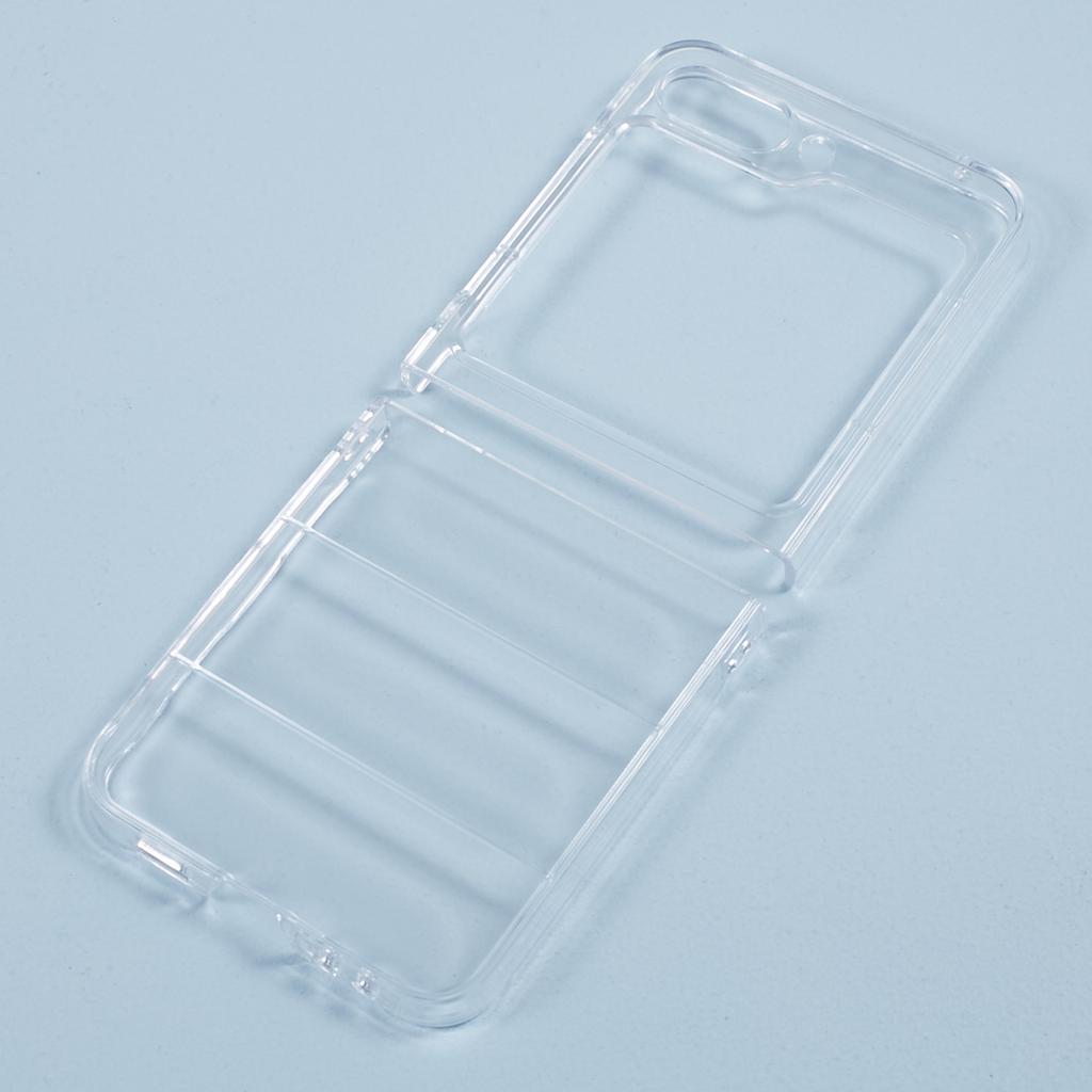 For Samsung Galaxy Z Flip5 5G Clear Phone Case Anti-Scratch Hard PC Back Cover