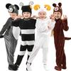 Pyjama Costume Animal Enfant Fête d'Halloween - Cygne Perroquet Koala Fourmi Mouton Lapin Tortue Ours Pyjama Une Pièce