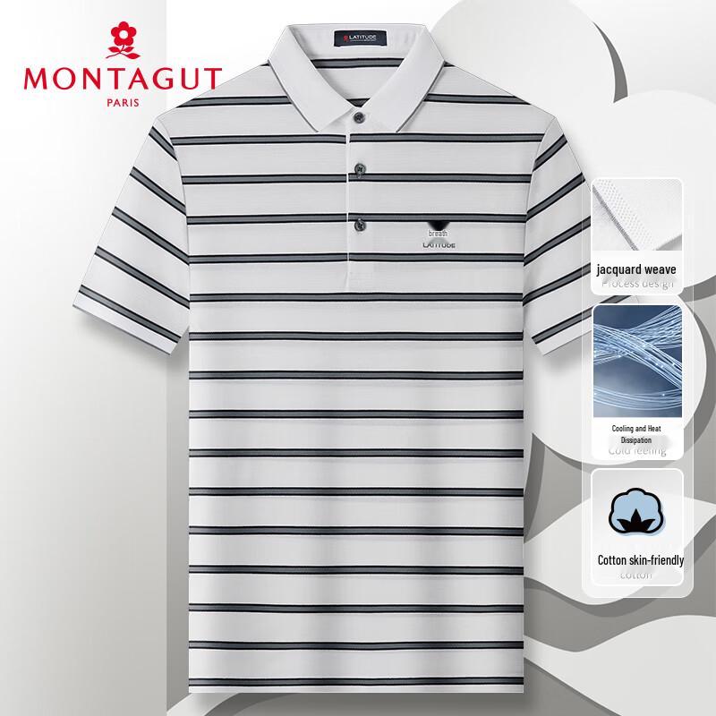 Polo da Uomo a Righe Business MONTAGUT 3004
