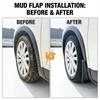 Set of 4 For MG ZS MK2 PRO 2024 2025 2026 Hybrid Petrol Mud Flaps Splash Guard Mudguard Fender Cover Front Rear