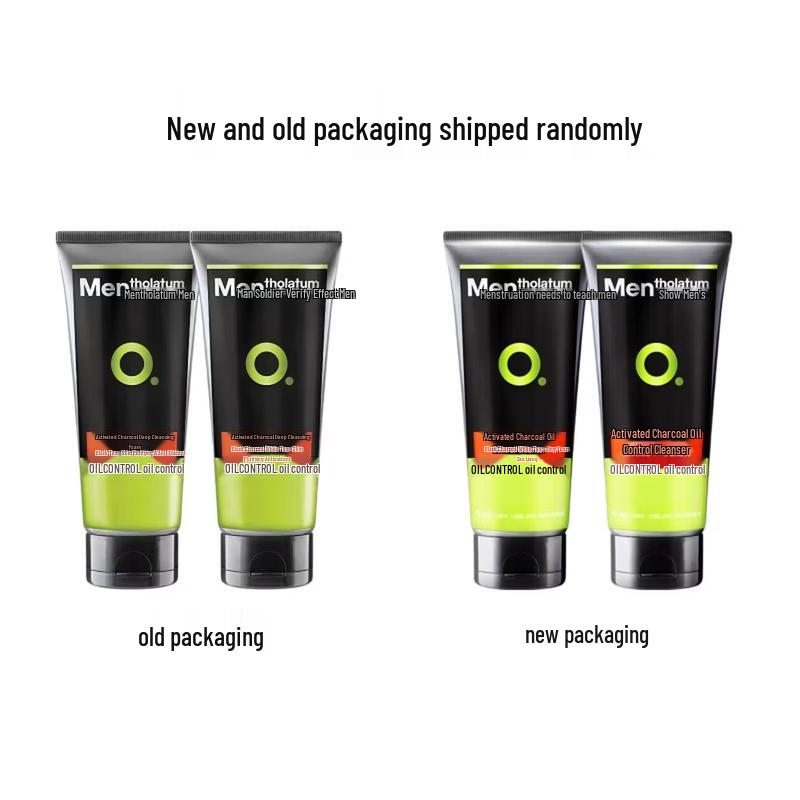 MENTHOLATUM Charcoal Oil-Control Face Wash 3-Pack