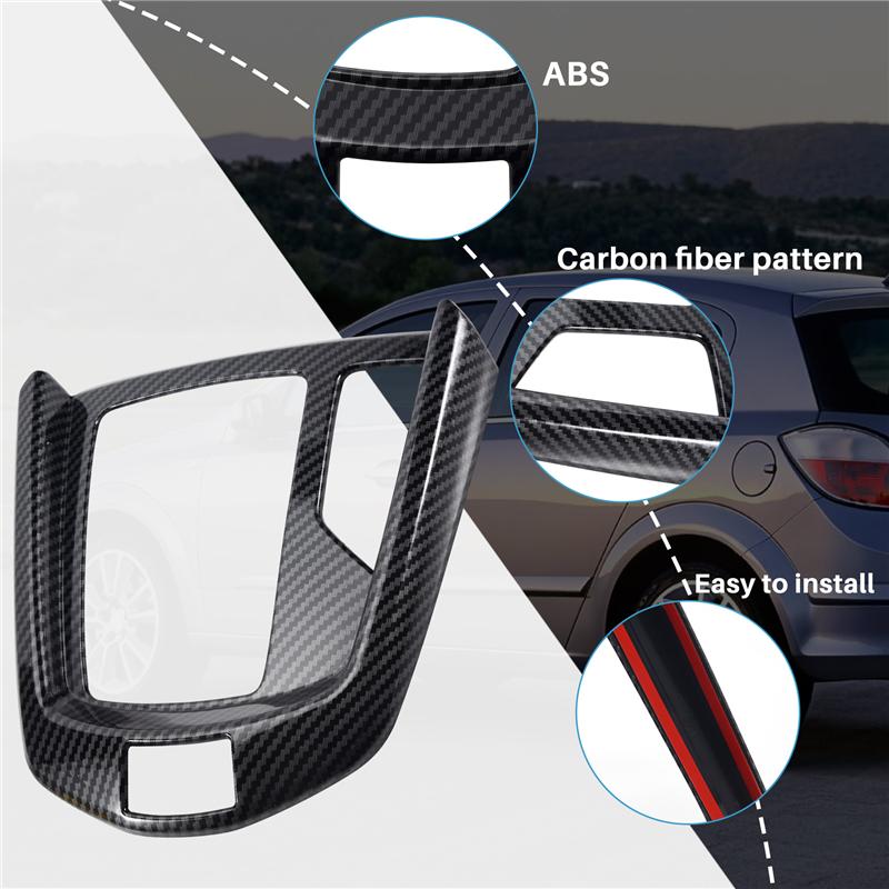 ABS Car Central Gear Shift Knob Panel Frame Cover Trim Car Styling For Mazda 2 20-21 CX-3 15-21 RHD-M53K