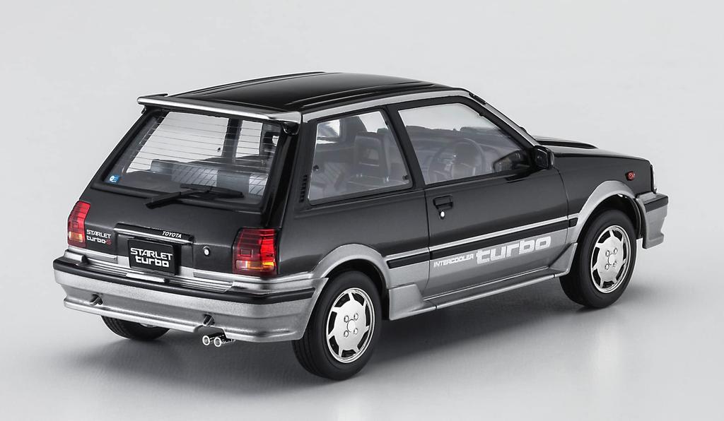 Hasegawa 1/24 Toyota Starlet EP71 Turbo S (3-door) Mid-Model Plastic Model Kit 20559