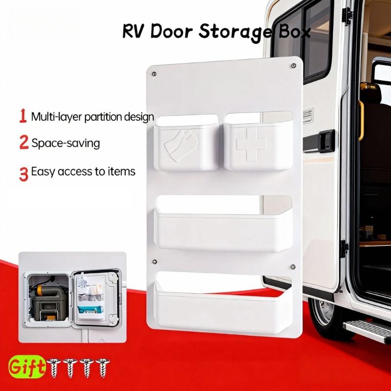 Automotive Door Side Organizer With Multiple Layers Storage Pocket Ideal For Keeping Essential Handy While On The Go