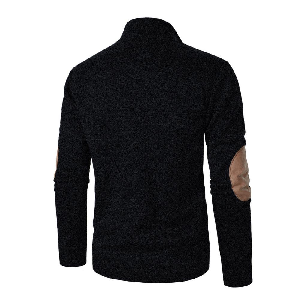 Men's Stand Collar 1/4 Zip Pullover | Casual Fit, Easy- Design Soft Cotton Blend, Breathable | Versatile For Daily, Commute & Leisure