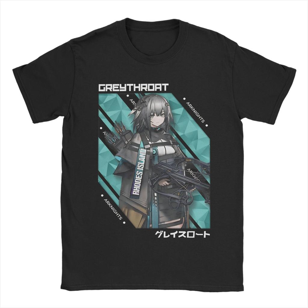 Mens TShirts Ardelia Arknights Cool Pure Cotton Tees Short Sleeve  T Shirts Crew Neck Clothing Plus Size