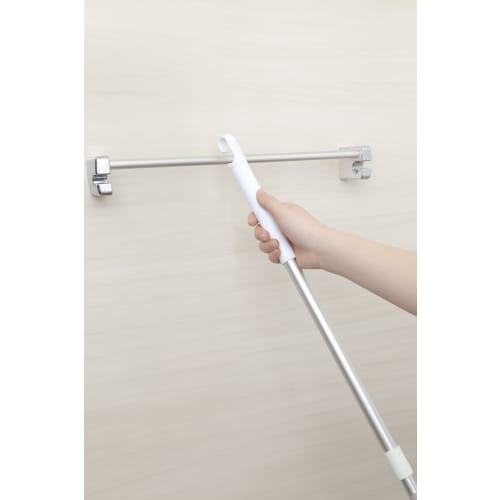 Towa Sangyo Bathroom Cleaning Brush, Extendable Aluminum Handle, Long, 30007