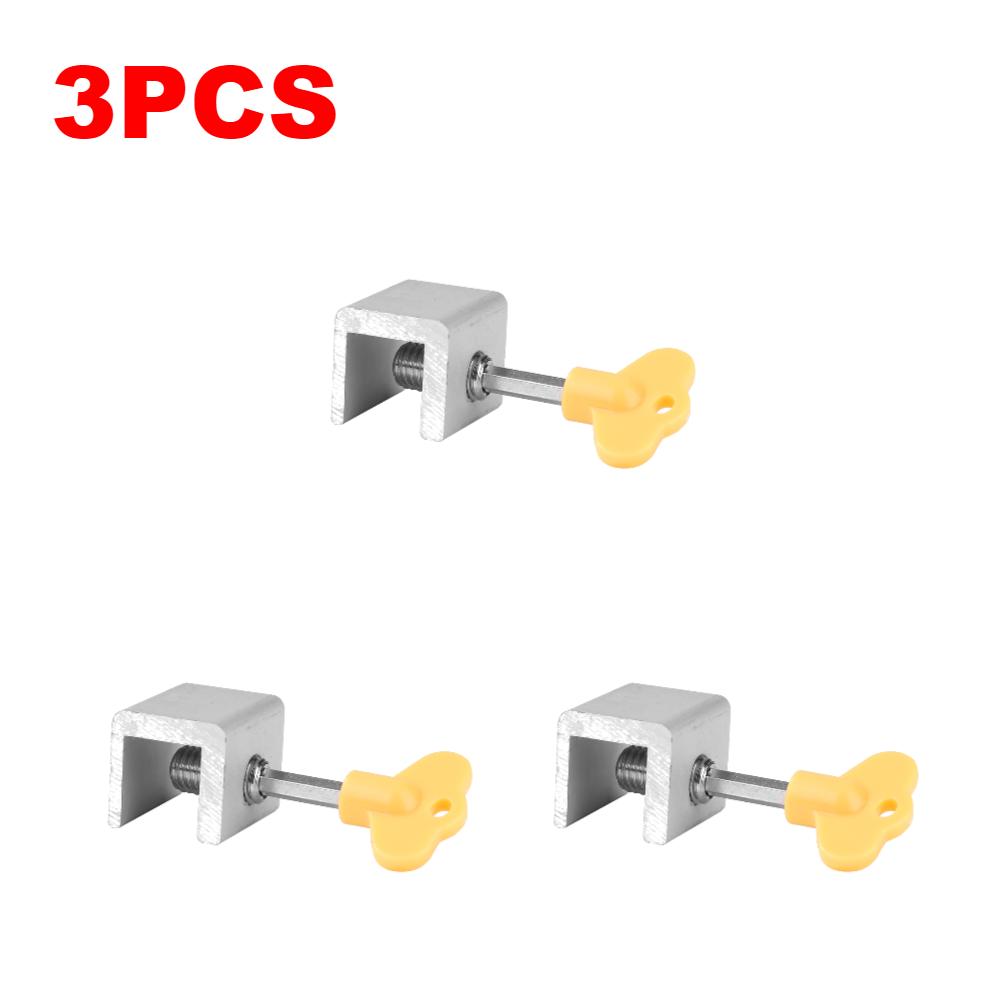 1-10Pcs Window Lock Security Lock Limit Sliding Door Windows Restrictor Child Safety Anti-theft Door Stopper Home Improvement