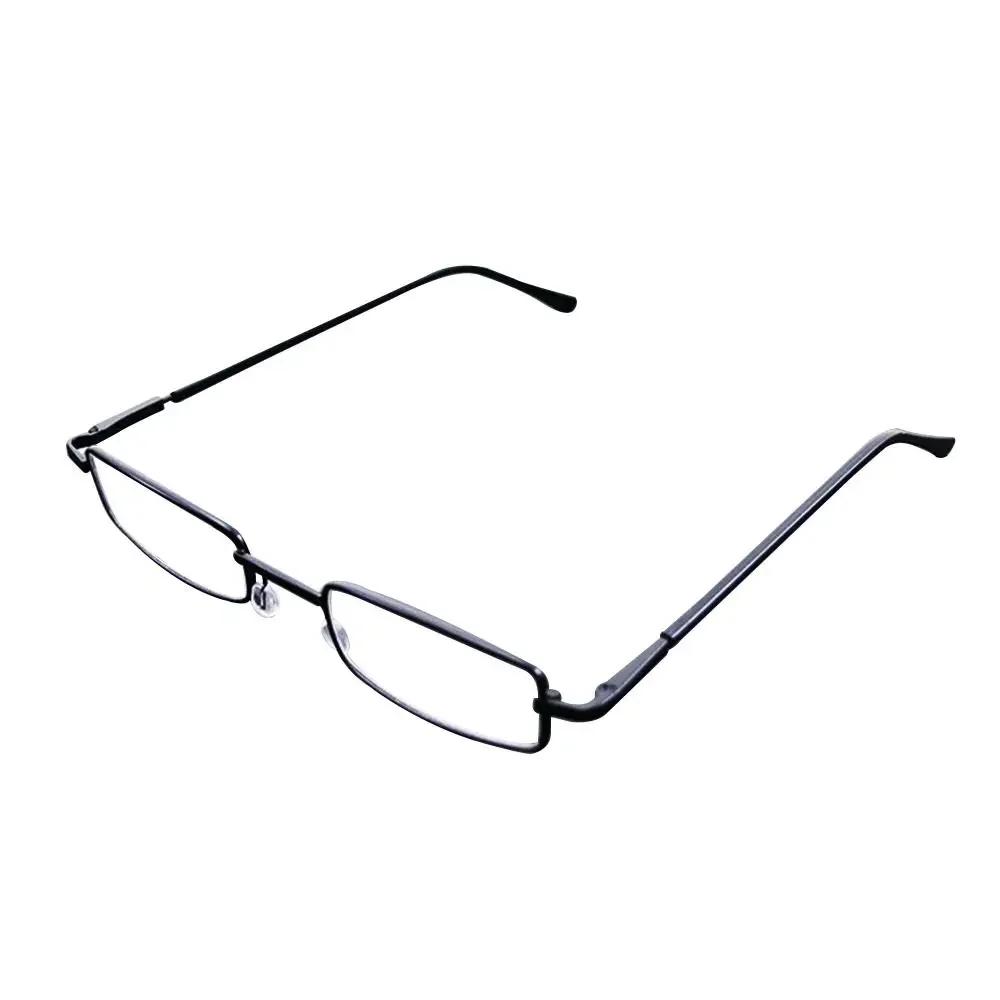 Business Metal Small Square Full Frame Reading Glasses Ultra Light Comfortable Artistic Retro Unisex Eyeglasses +1.0 To +4.0