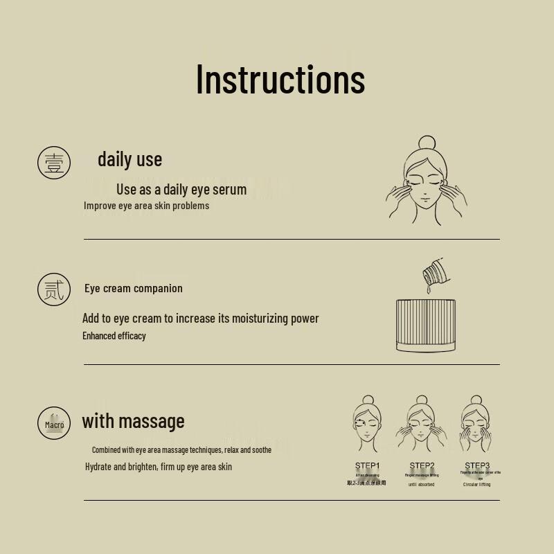 AFU Divine Multi-effect Eye Essential Oil & Platinum Mask Set