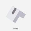 Ins L-shaped Tissue Box Desktop Decoration Plastic Kleenex Box Tissue Organizer Home Decoration