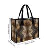 Fashion Abstract Pattern Tote Bag Large Capacity Daily Shoulder Handbag for Work Shopping