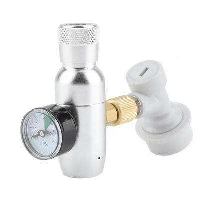 Regulator Portabil CO2 0-60PSI cu Construcție Metalică Regulator de Gaz Potrivit pentru Entuziaștii Home Brewing Prezent