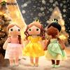 Metoo Customize Angela Plushie Doll,Mermaid Fairy Tale Snow Princess,Kawaii Cartoon Soft Stuffed Toys Kids and Baby Gifts