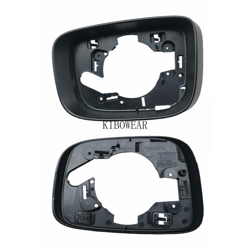 1pc Side Mirror Cover Frame Glass Bottom for Volvo XC60 156 2009-2013 Turn Signal Housing Auto Replace Holder 2010 2011 2012