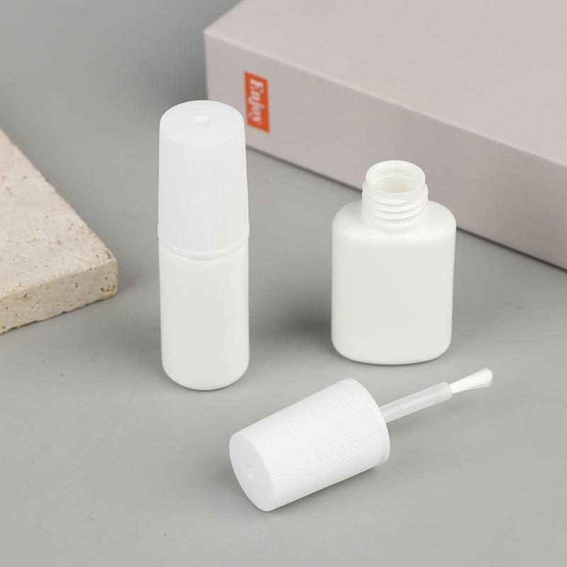 10 Pezzi 10ml Bottigliette Vuote per Smalto Riutilizzabili Barattoli Bottiglie per Smalto con Tappo Pennello Contenitore Cosmetico